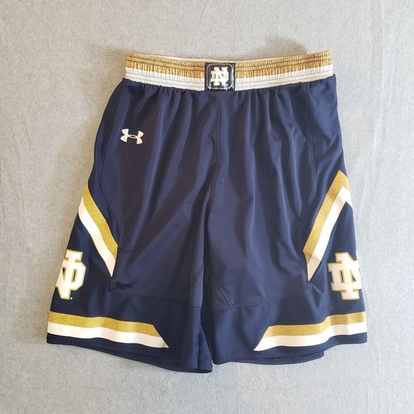 Under armour Other - Notre Dame Shorts Mens Medium Navy Under Armour Fighting Irish Basketball